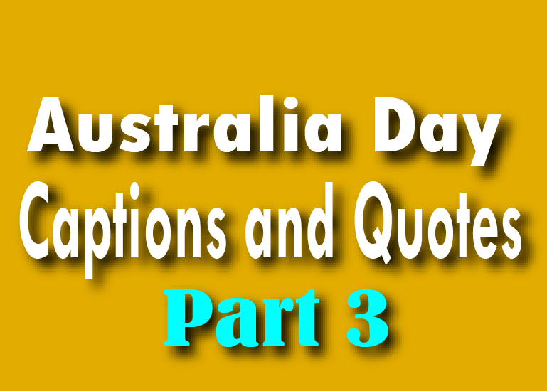 Australia Day Captions and Quotes