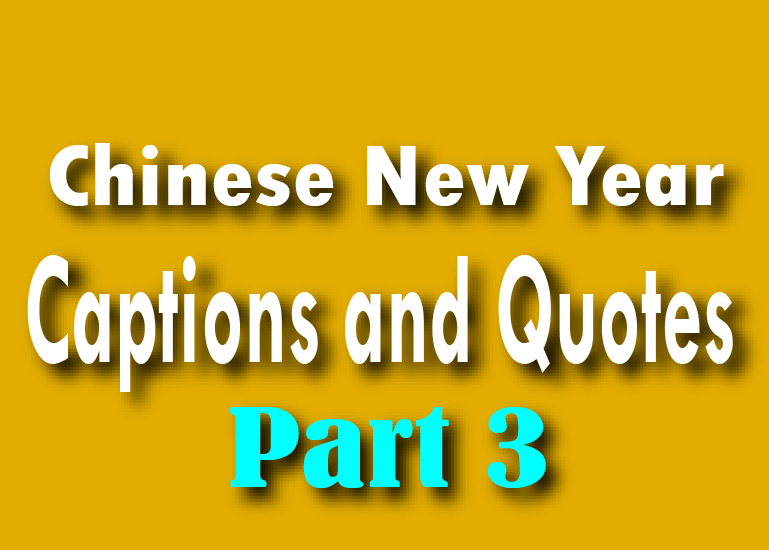 Chinese New Year Caption and Quotes