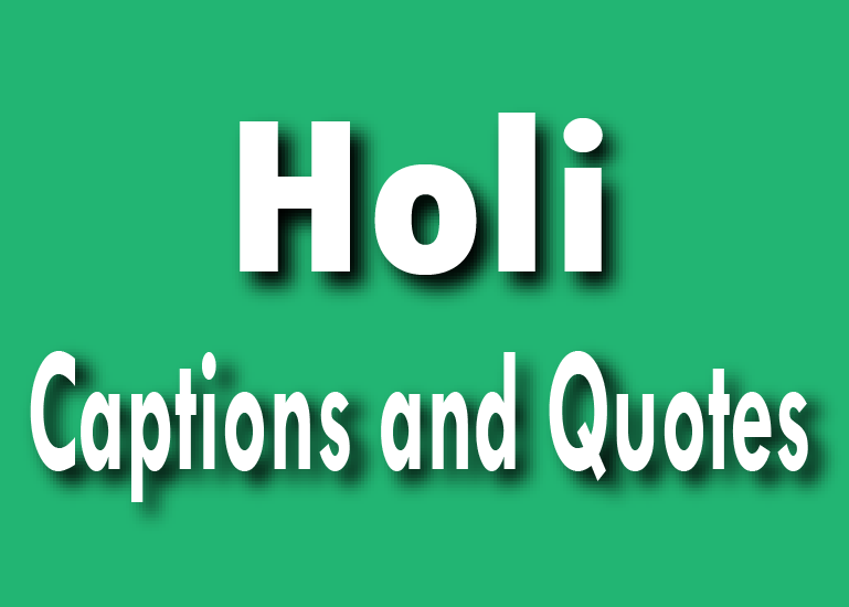 Holi Captions and Quotes
